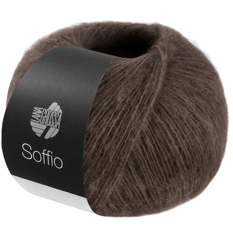 Lana Grossa Soffio 42 Brun gris