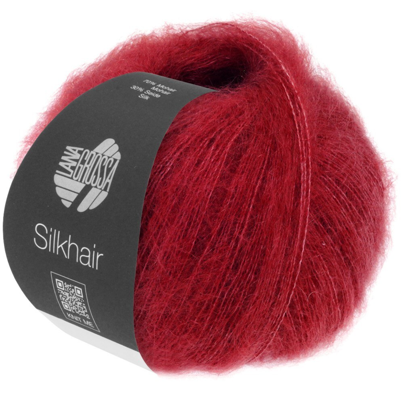 Lana Grossa Silkhair 208 Rouge Vin