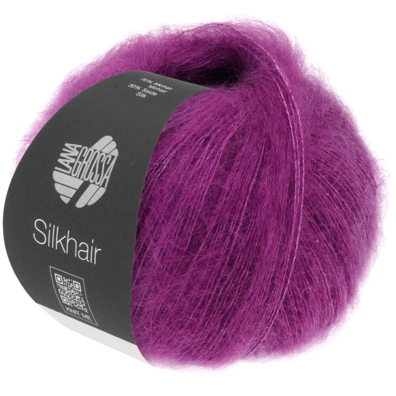 Lana Grossa Silkhair 197 Rouge Pourpre