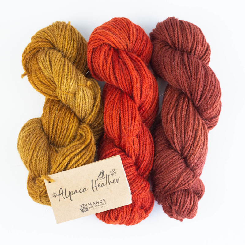 Manos del Uruguay Alpaca Heather Semi Solids Hand dyed