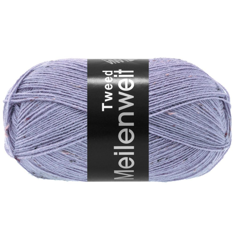 Lana Grossa Meilenweit 100 Tweed 180 Bleu violet