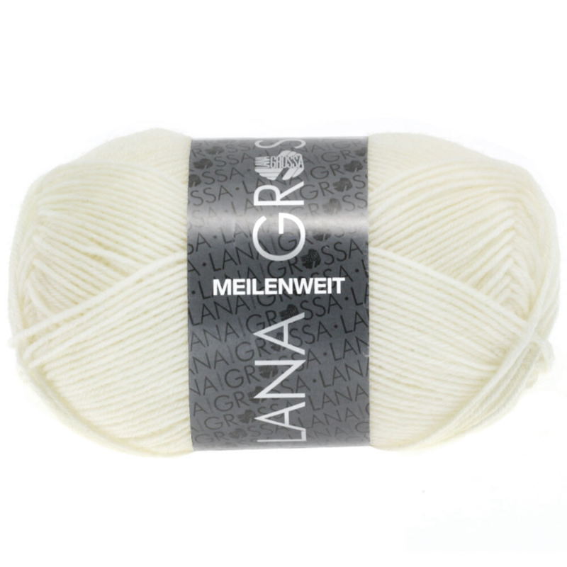 Lana Grossa Meilenweit 50 1113 Blanc cassé