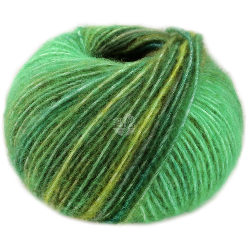 Lana Grossa Picasso 01 Pétrole/Olive/Émeraude/Jade/Vert