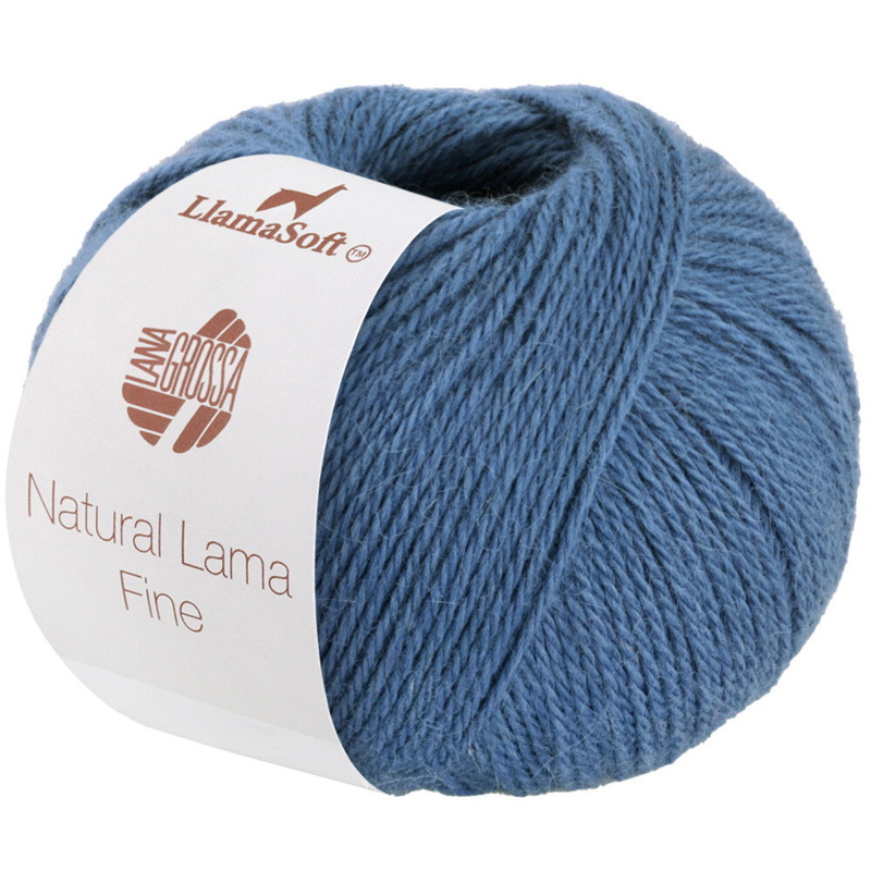 Lana Grossa Natural Lama Fine 105 Bleu colombe