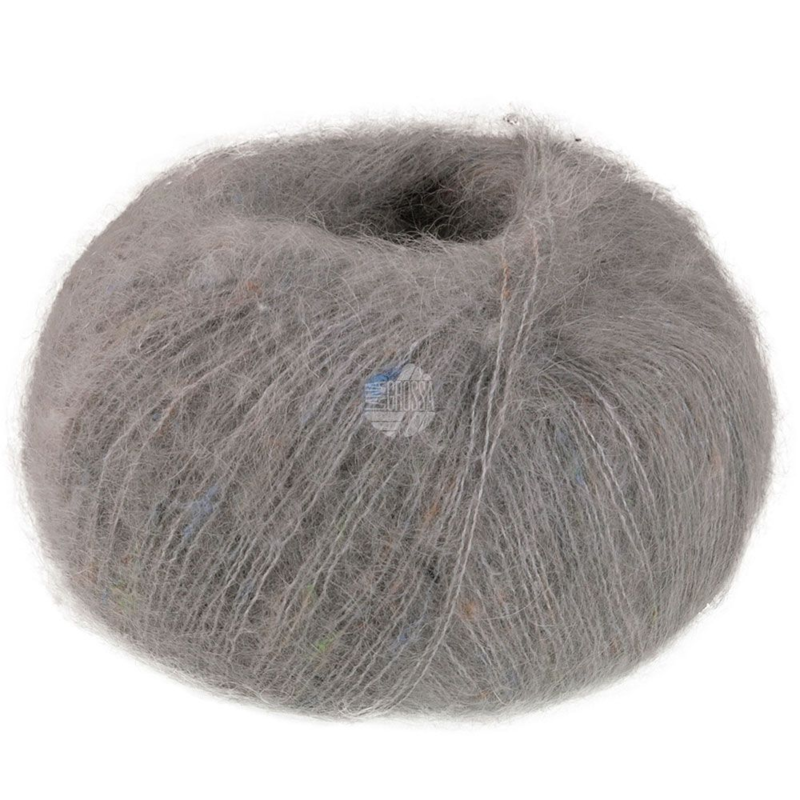 Lana Grossa Natural Superkid Tweed 636 Gris souris