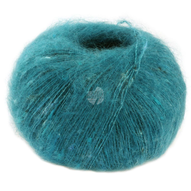 Lana Grossa Natural Superkid Tweed 631 Turquoise