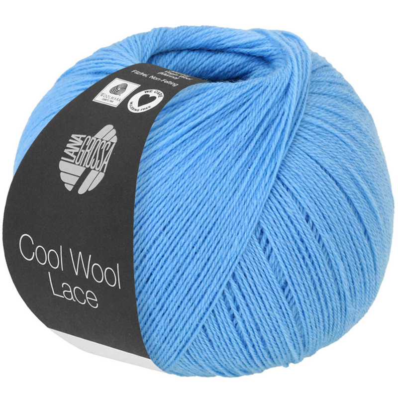 Lana Grossa Cool Wool Lace 48 Bleu Azur