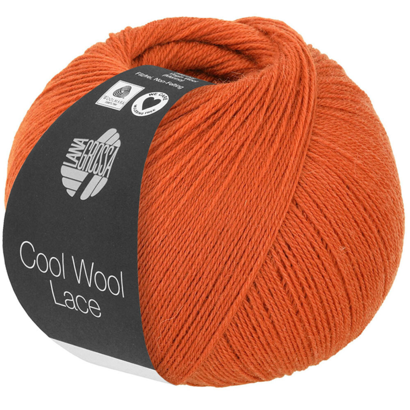 Lana Grossa Cool Wool Lace 45 Rouille