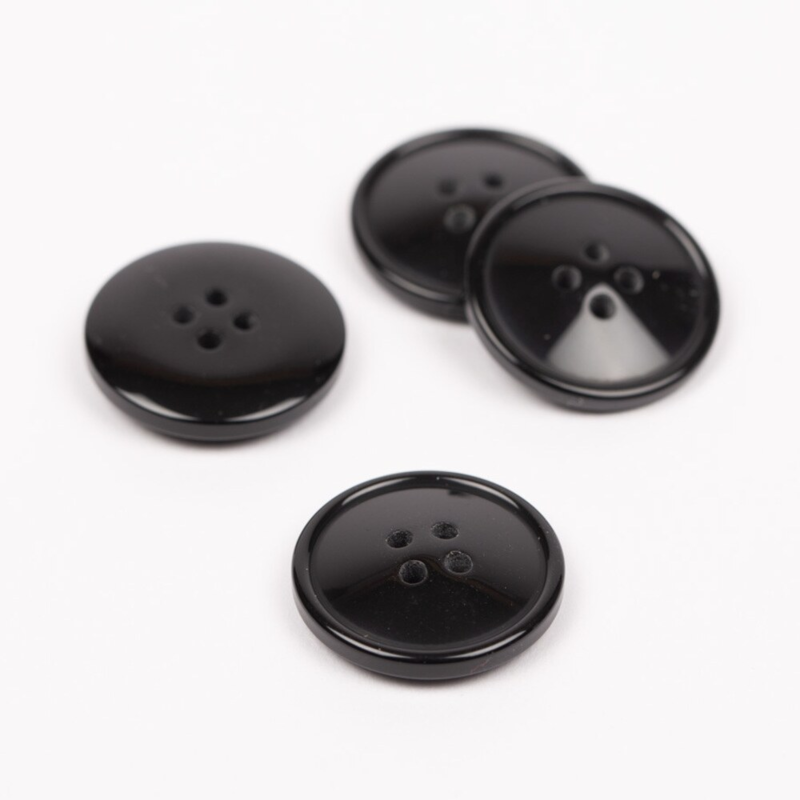 DROPS Imitation Corne (Noir), Bouton, 20 mm (N° 717)