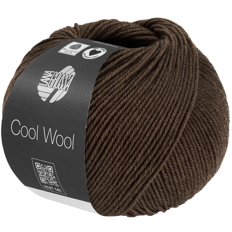 Lana Grossa Cool Wool Mélange 1509 Brun gris chiné