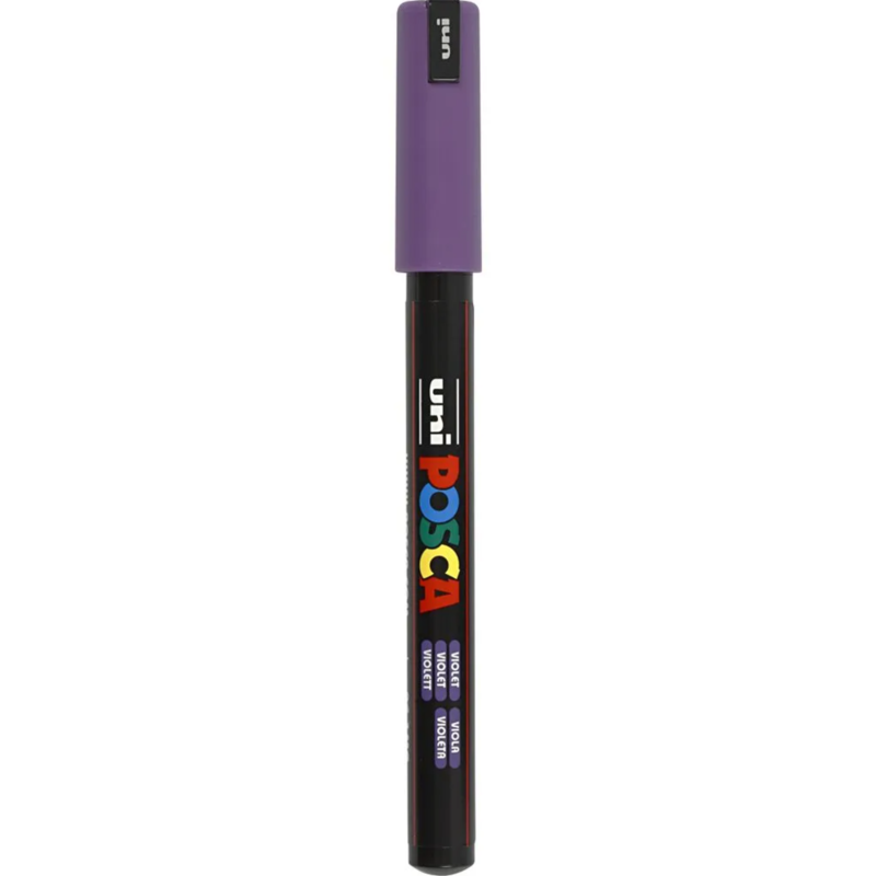 Marqueur Posca, 0.7 mm, 1 pièce Violet