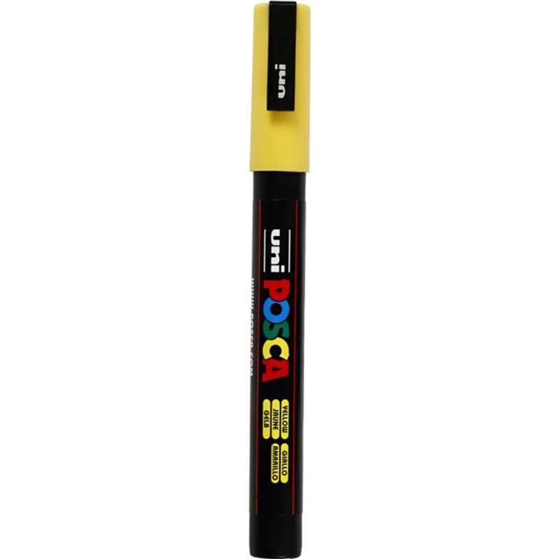 Marqueur Posca, 0,9-1,3 mm, 1 pc. Jaune