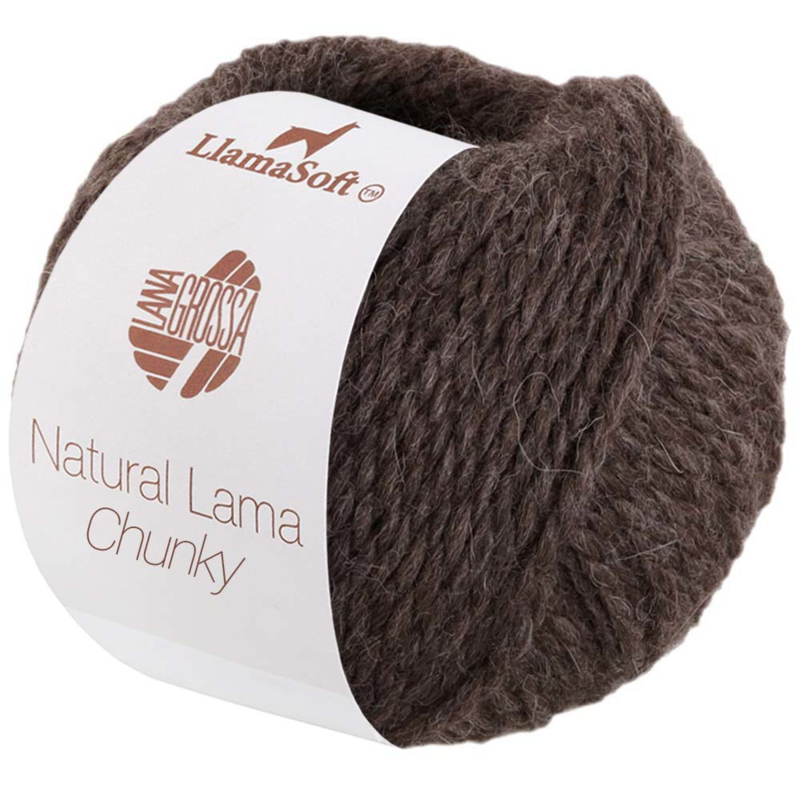 Natural Lama Chunky 14 Brun gris