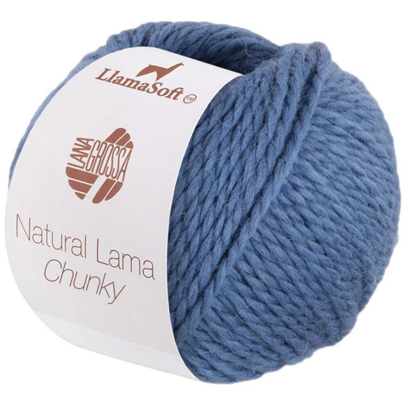 Natural Lama Chunky 05 Bleu colombe