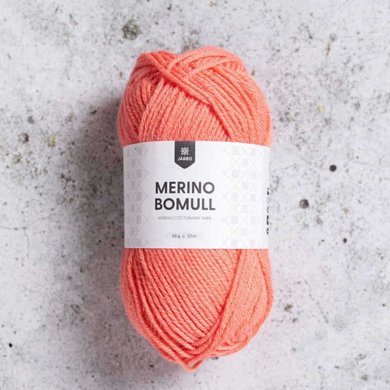 Järbo Merino Bomull 05 Fusion coral