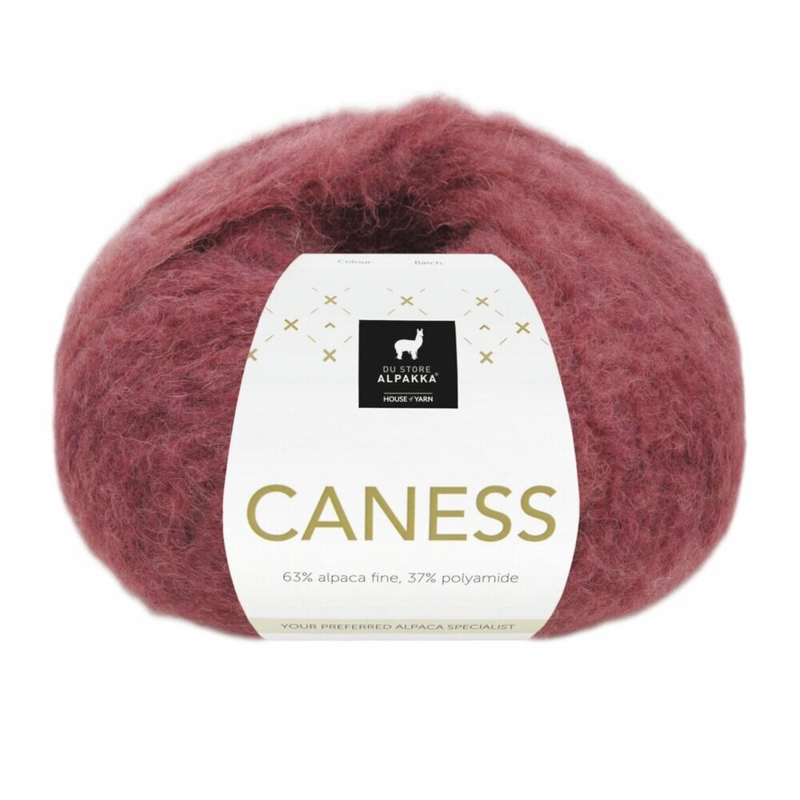 Du Store Alpakka Caness 2510 Bordeaux rougeur