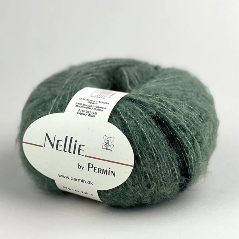 Permin Nellie 11 Sauge/vert foncé
