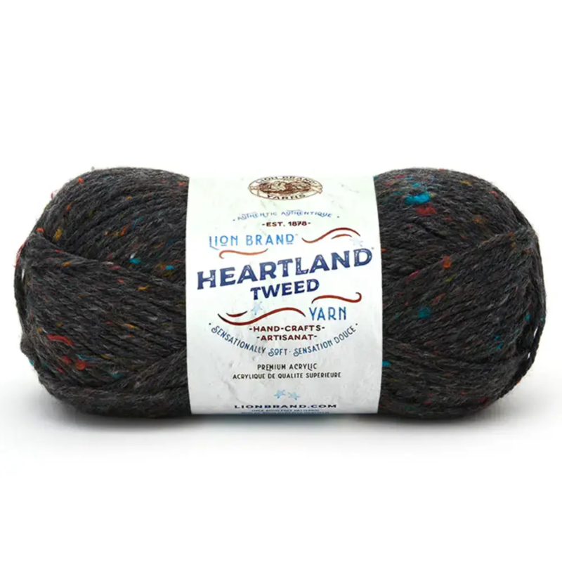 Lion Brand Heartland 136-353D Black Canyon Tweed