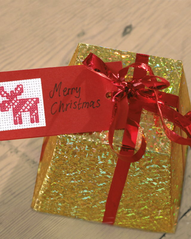 Kit de broderie Étiquettes cadeau 8 x 4 cm