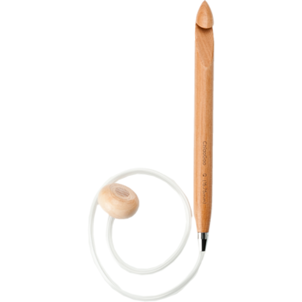 ChiaoGoo Crochet Tunisien Wood Bambou, Flexible (60 cm)