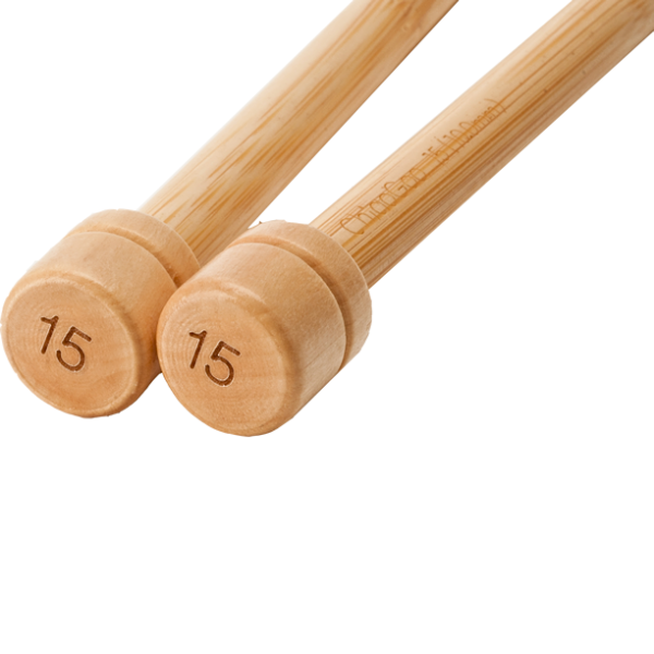 ChiaoGoo Aiguilles Droites en Bambou Naturel (23 et 30 cm)