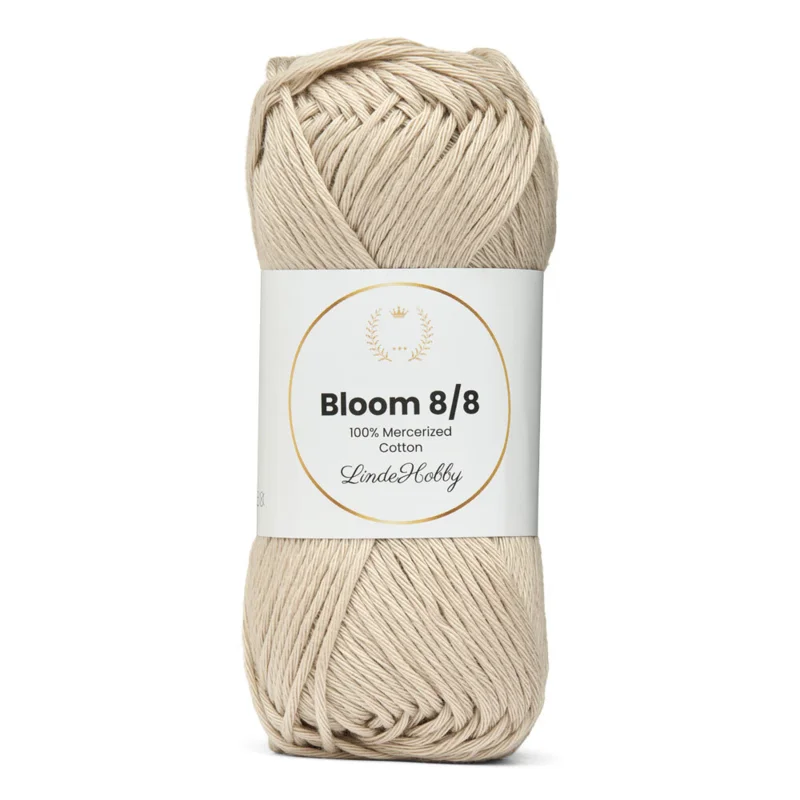 LindeHobby Bloom 8/8 Mercerized Cotton 39 Gris perle