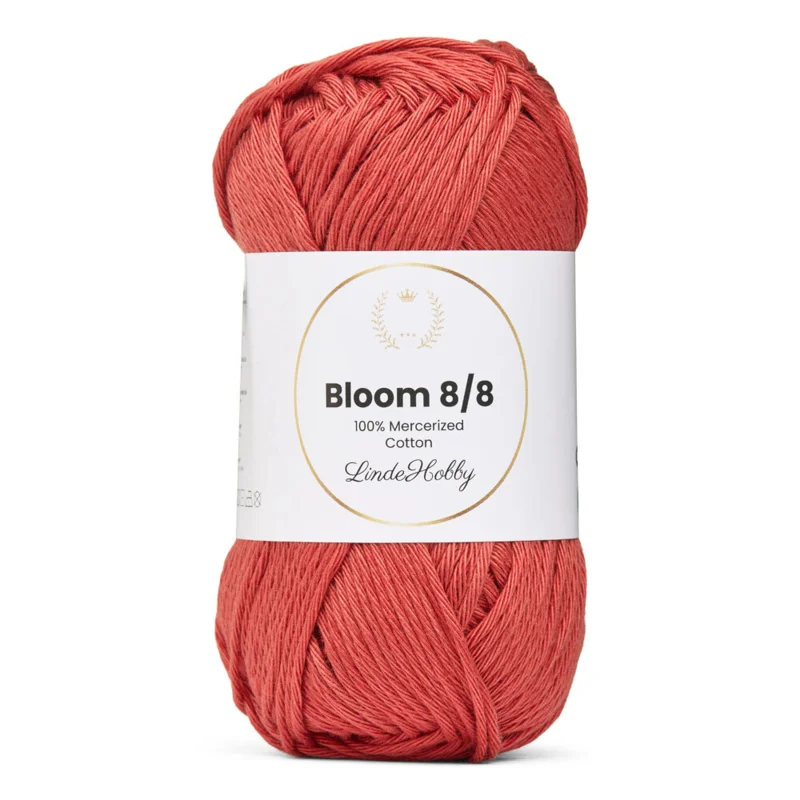 LindeHobby Bloom 8/8 Mercerized Cotton 24 Bois de rose