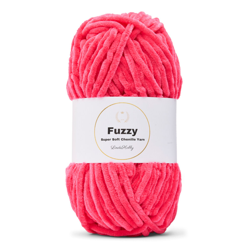 LindeHobby Fuzzy Chenille 21 Rose sucre foncé