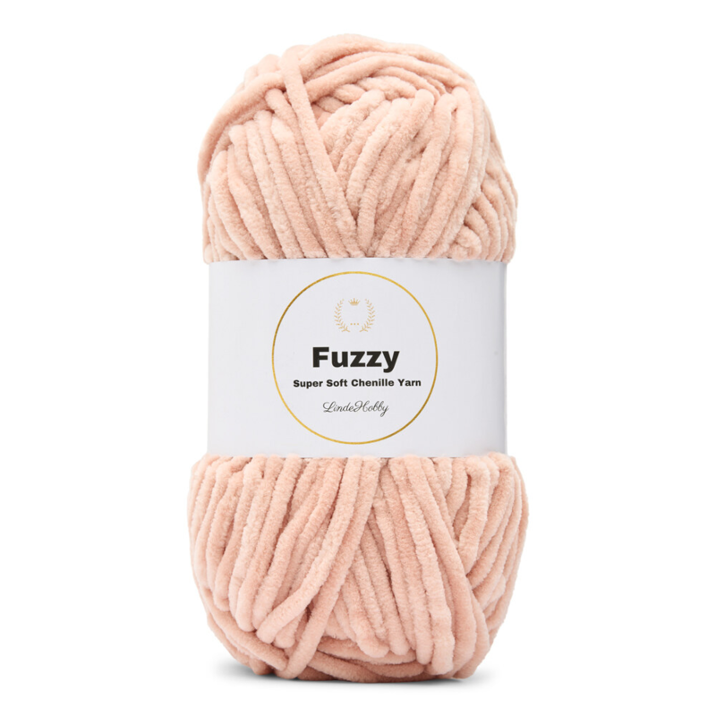LindeHobby Fuzzy Chenille 24 Beige rosé