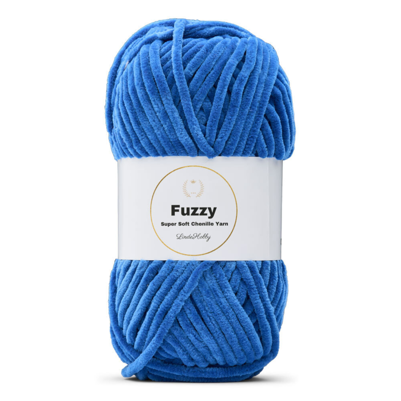 LindeHobby Fuzzy Chenille 36 Bleu