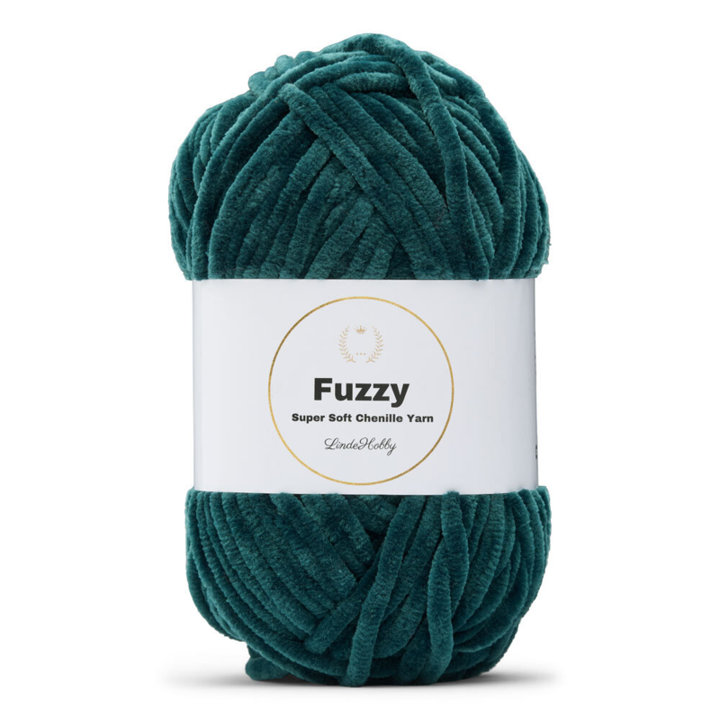 LindeHobby Fuzzy Chenille 28 Émeraude