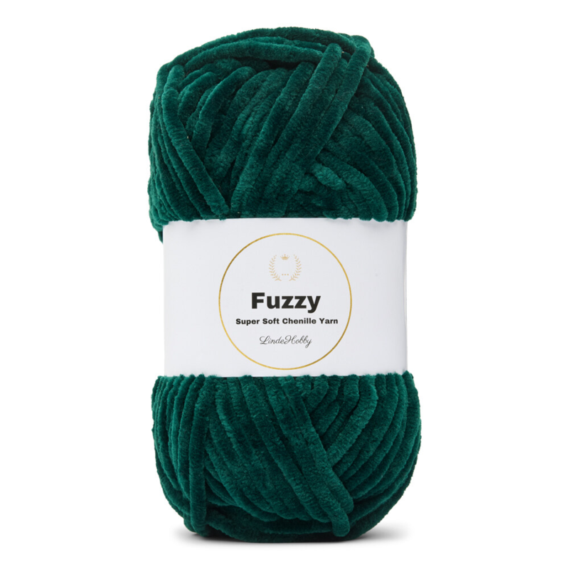 LindeHobby Fuzzy Chenille 46 Vert canard