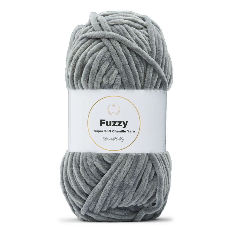 LindeHobby Fuzzy Chenille 05 Gris foncé