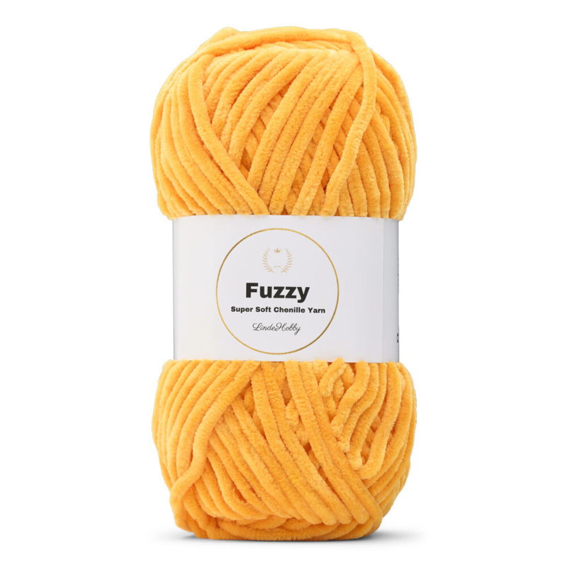 LindeHobby Fuzzy Chenille 47 Jaune doré