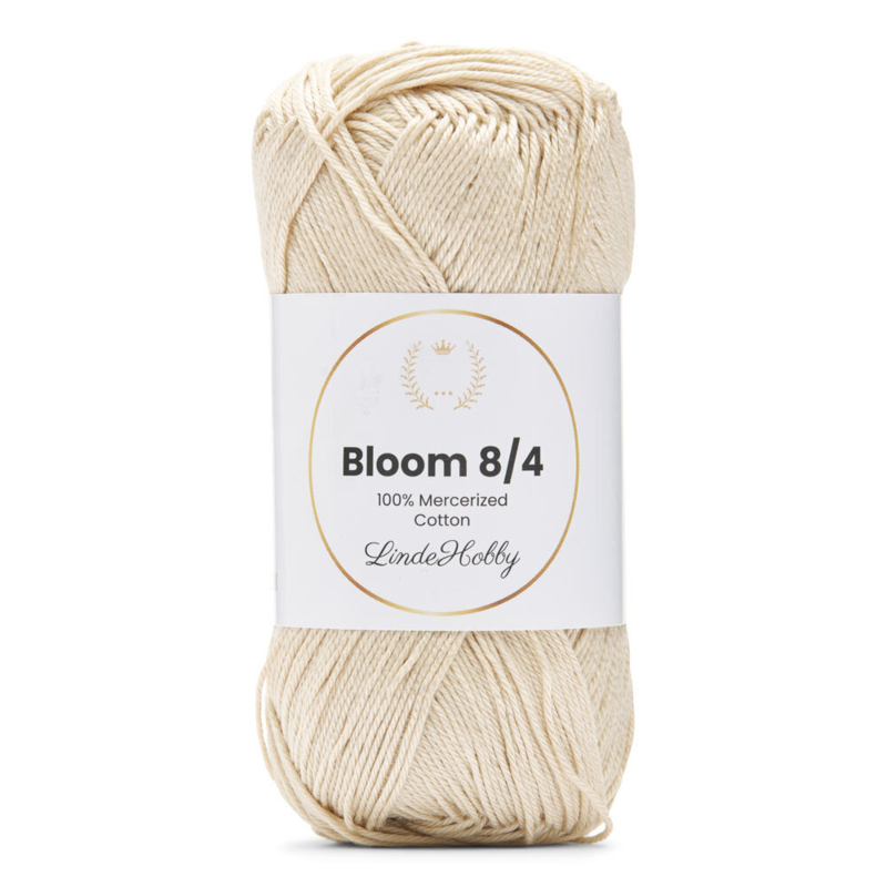 LindeHobby Bloom 8/4 Mercerized Cotton 05 Écru
