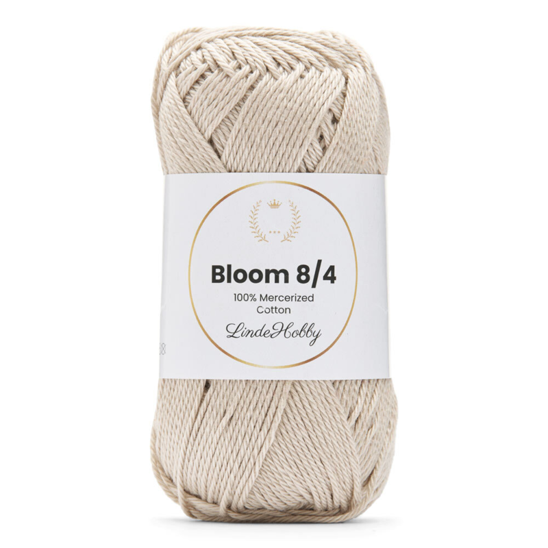 LindeHobby Bloom 8/4 Mercerized Cotton 39 Gris perle