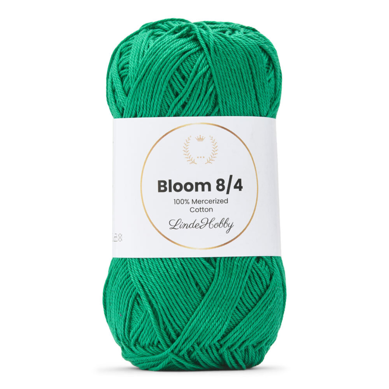 LindeHobby Bloom 8/4 Mercerized Cotton 33 Vert Benetton