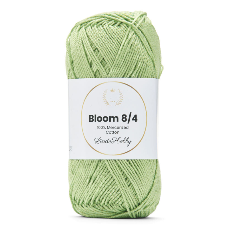 LindeHobby Bloom 8/4 Mercerized Cotton 18 Citron vert
