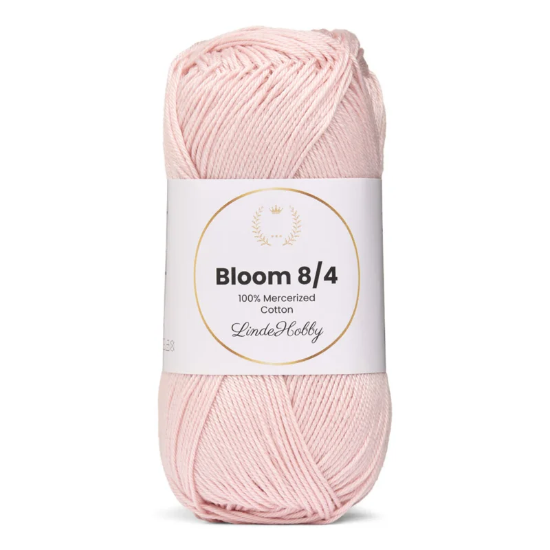 LindeHobby Bloom 8/4 Mercerized Cotton 31 Rose pastel