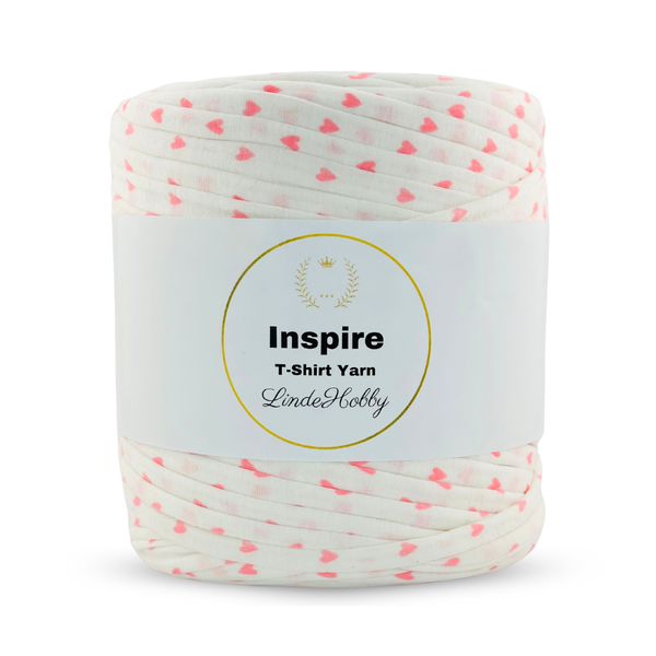 LindeHobby Inspire Print 05 Blanc avec imprimé rose