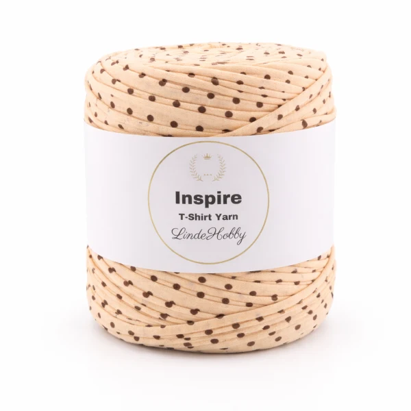 LindeHobby Inspire Print  29 Beige avec pois bruns