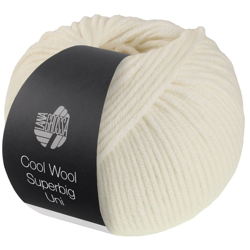 Lana Grossa Cool Wool Superbig 34 Blanc