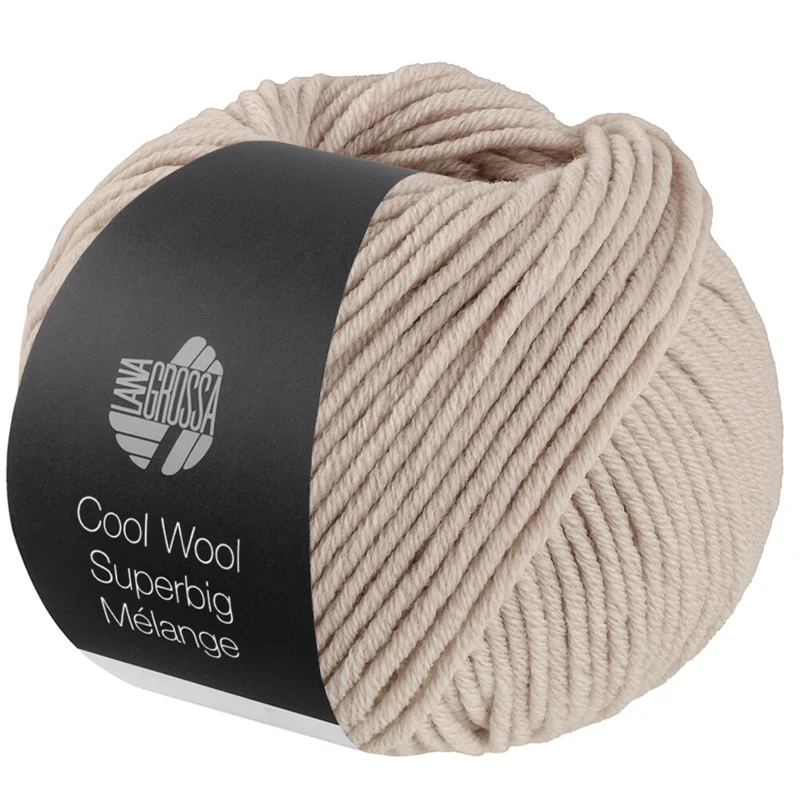 Lana Grossa Cool Wool Superbig 232 Gris beige chiné
