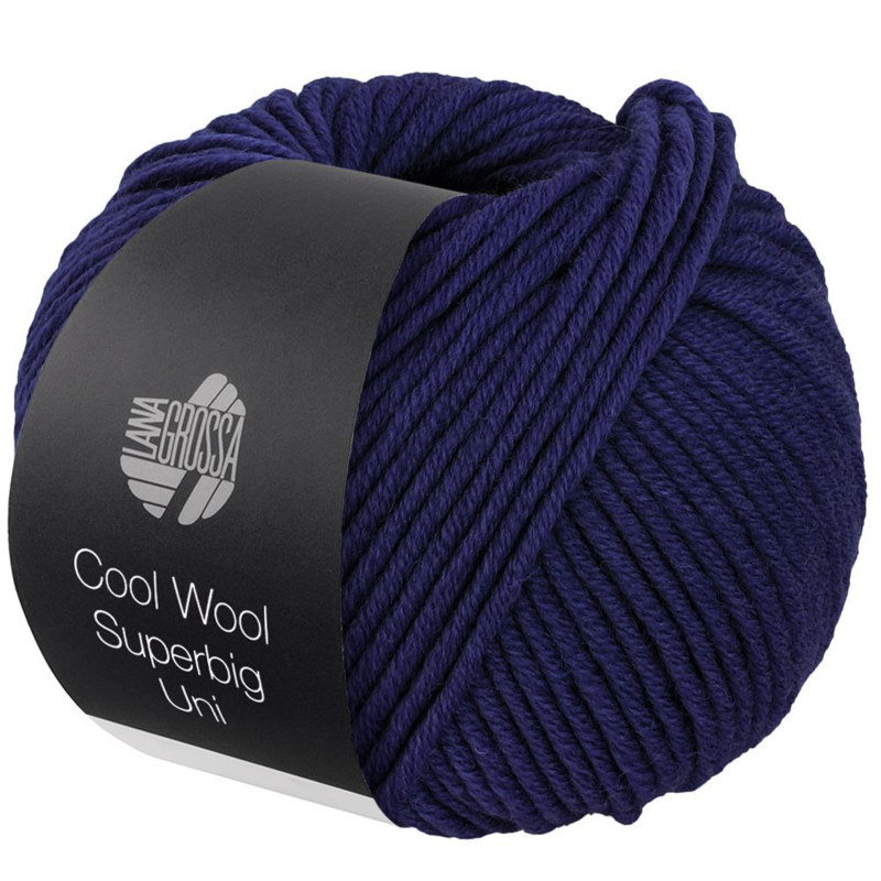 Lana Grossa Cool Wool Superbig 17 Bleu foncé