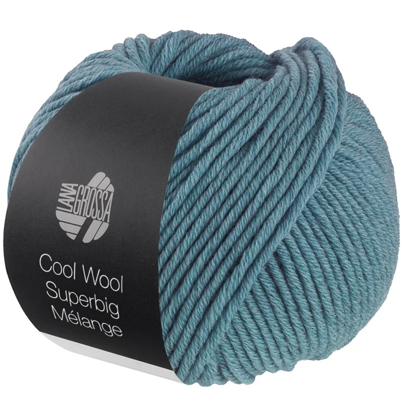Lana Grossa Cool Wool Superbig 227 Bleu pigeon chiné