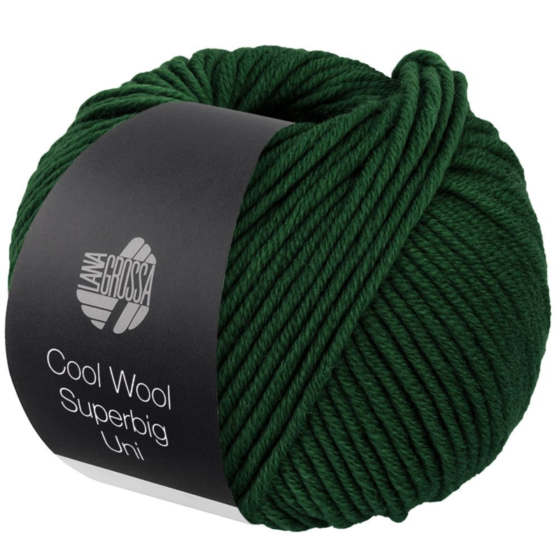 Lana Grossa Cool Wool Superbig 28 Vert bouteille