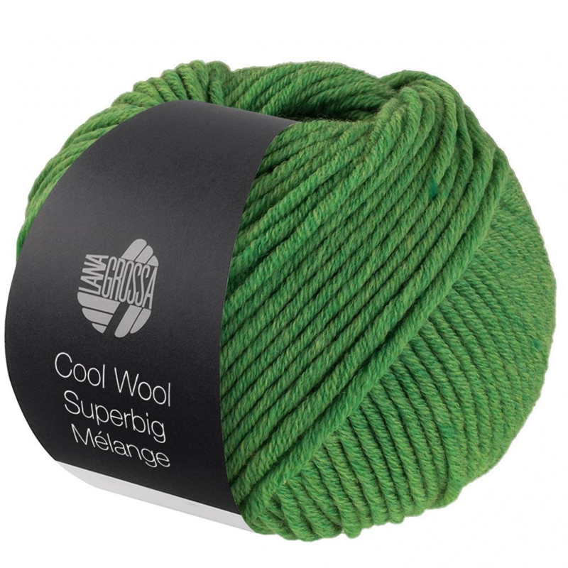 Lana Grossa Cool Wool Superbig 211 Vert chiné