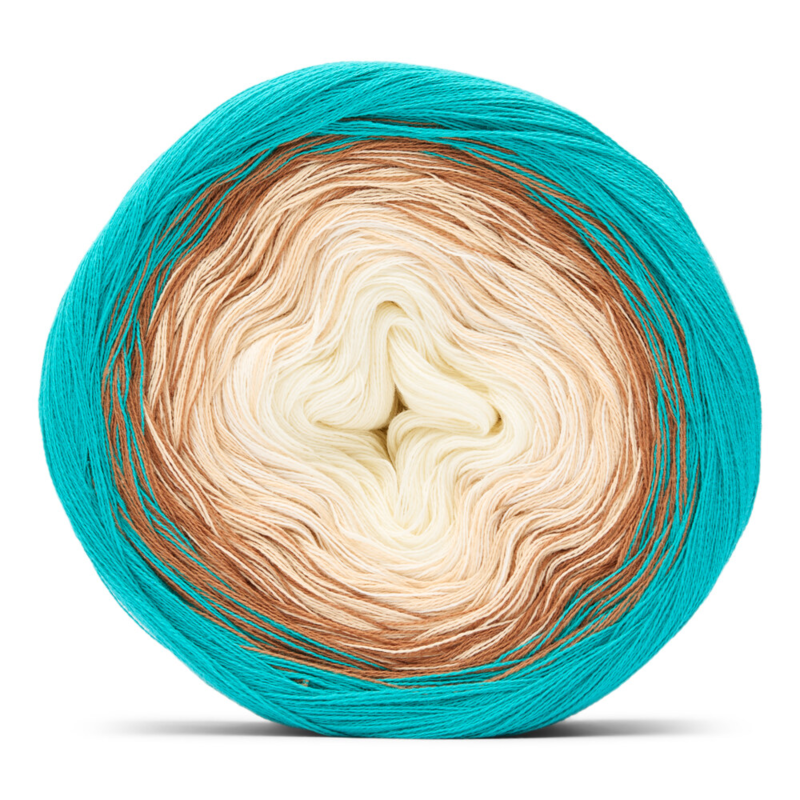 LindeHobby Lily Cotton Cake 16 Côte turquoise