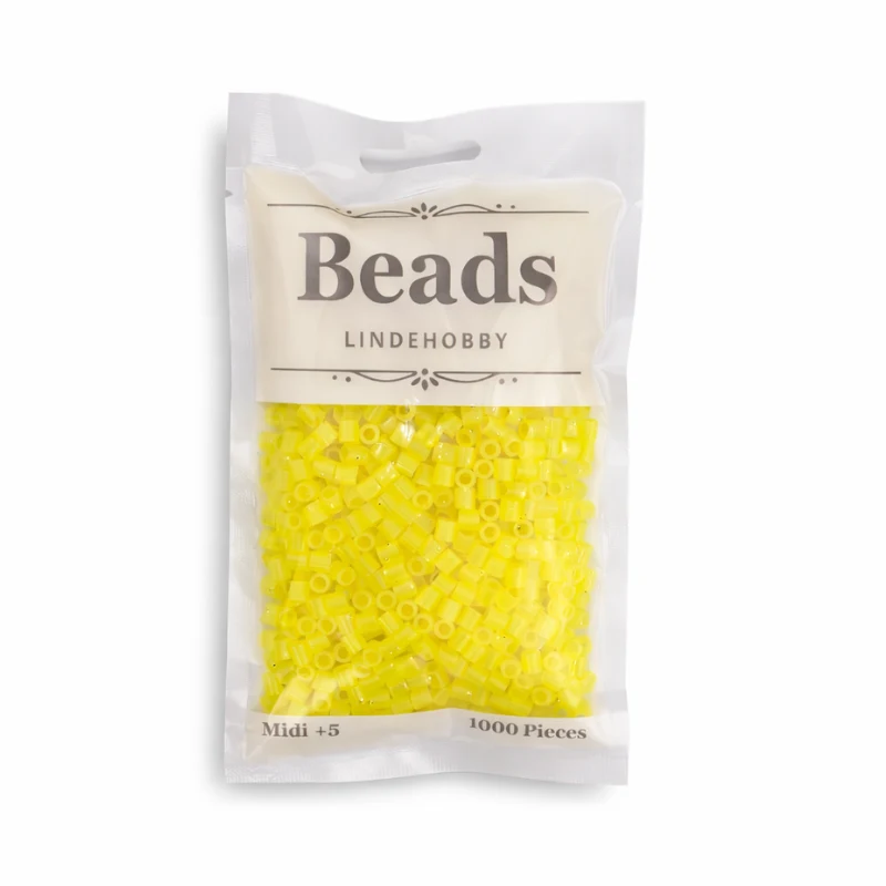 LindeHobby Beads Glitter 04 Jaune