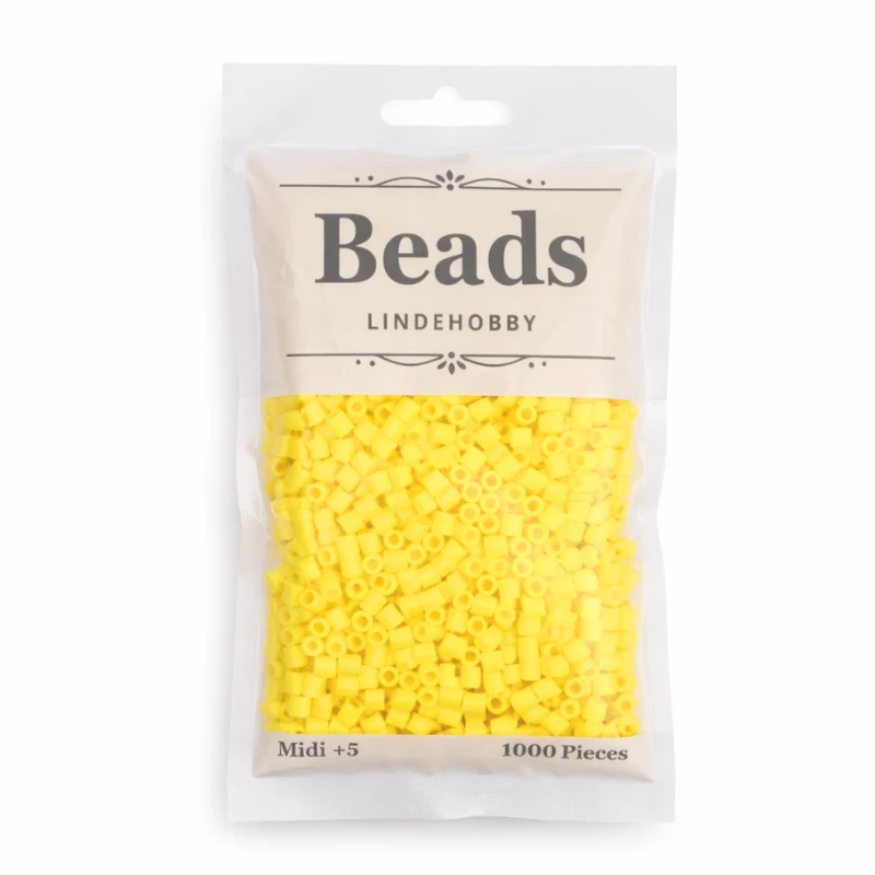 LindeHobby Beads Neon 03 Jaune